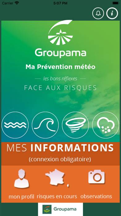 Groupama ma prévention météo App screenshot #1