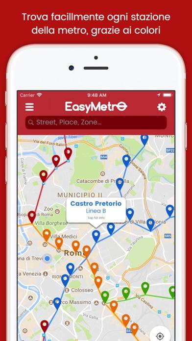 EasyMetro Italy App-Screenshot #1
