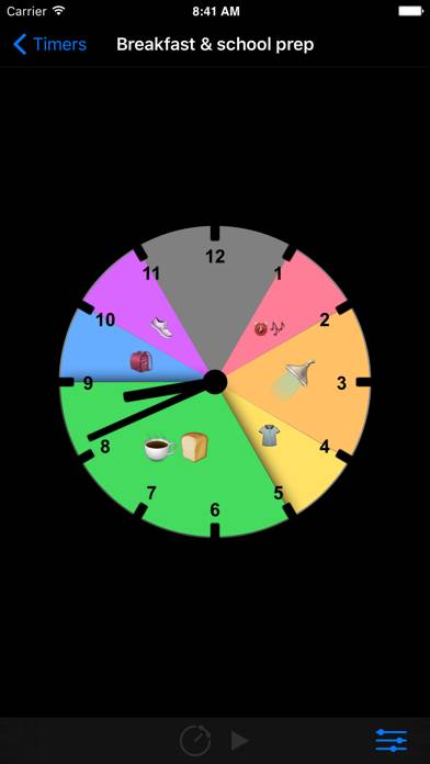 Hic Et Nunc Timer - customizable, easy, visual screenshot