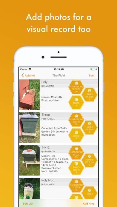 BeePlus Beekeeping Manager Captura de pantalla de la aplicación #3