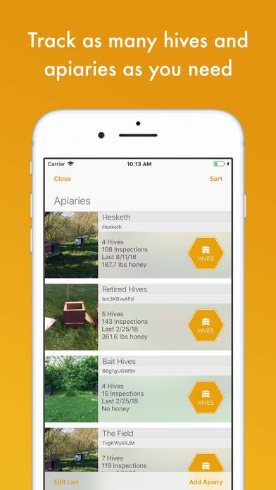 BeePlus Beekeeping Manager Captura de pantalla de la aplicación #4