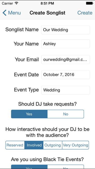 DJ Songlist App screenshot #2