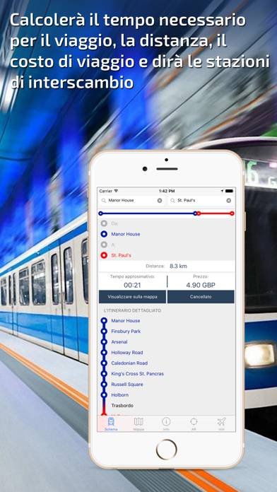 London Tube Guide and Route Planner Schermata dell'app #3