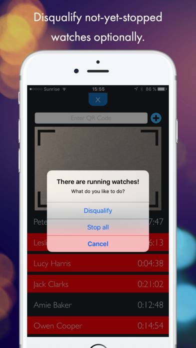 QR Stopwatch Captura de pantalla de la aplicación #3
