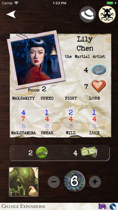 Assistant for Arkham Horror Captura de pantalla de la aplicación