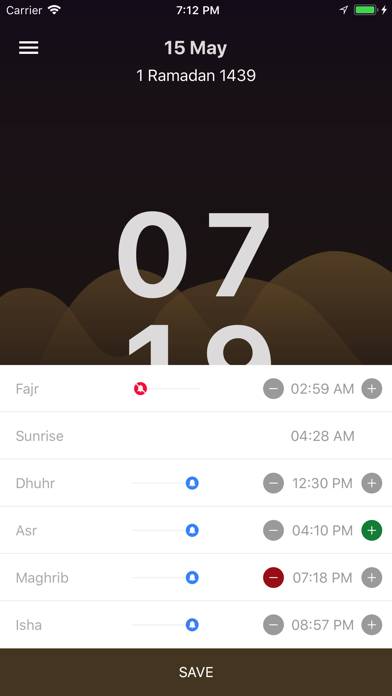 1Muslim: Prayer times, Azan Скриншот приложения #5