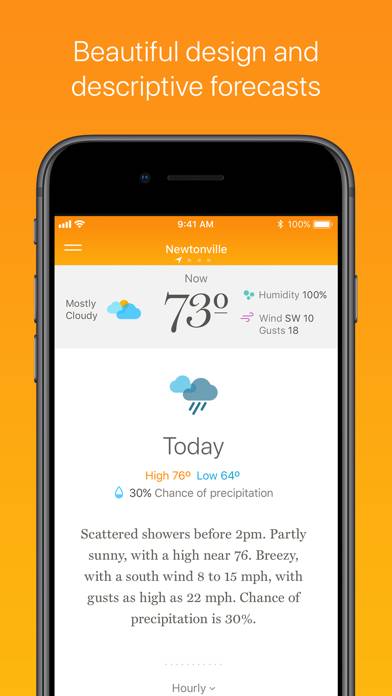 Weather Simple – NWS Forecasts App screenshot #1