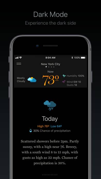 Weather Simple – NWS Forecasts App screenshot