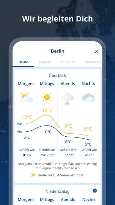 Wetter.com Regenradar & Wetter Capture d'écran de l'application #3