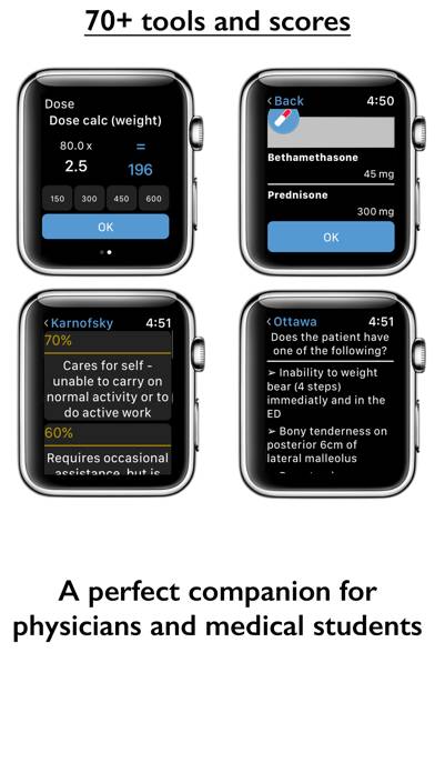 Medical Calc for Apple Watch Captura de pantalla de la aplicación #4
