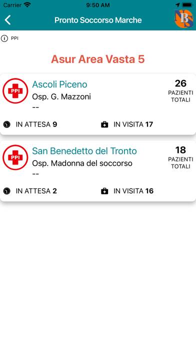 Pronto Soccorso Marche App screenshot #2