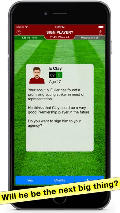 Soccer Agent: Football Game App screenshot #4
