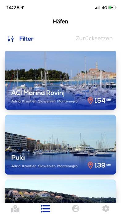 Marina Guide Croatia Adriatic App screenshot #2