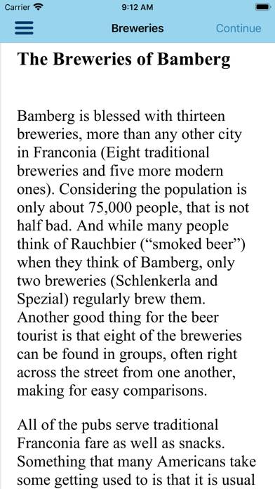 Bamberg Beer Guide App screenshot #2