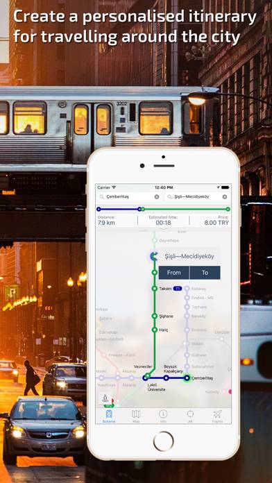 Istanbul Metro Guide and Route Planner Captura de pantalla de la aplicación #2