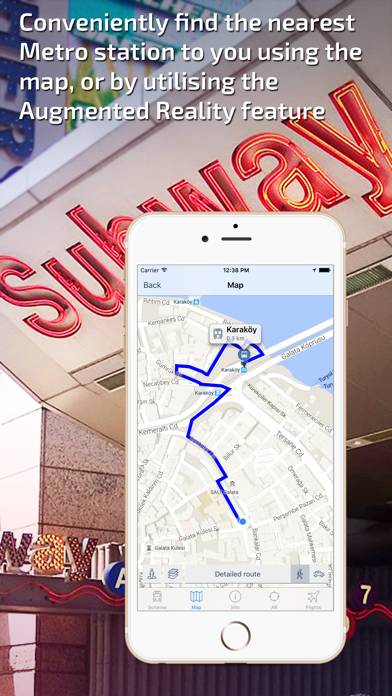 Istanbul Metro Guide and Route Planner Captura de pantalla de la aplicación #4