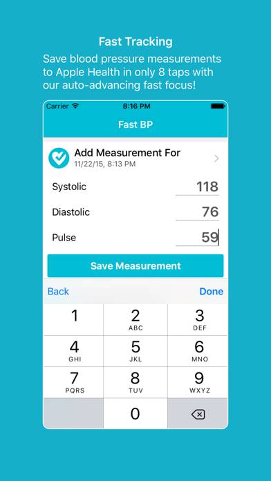 Fast BP - Blood Pressure Log & Tracker
