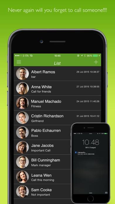 Call Later Pro-phone scheduler Captura de pantalla de la aplicación #1