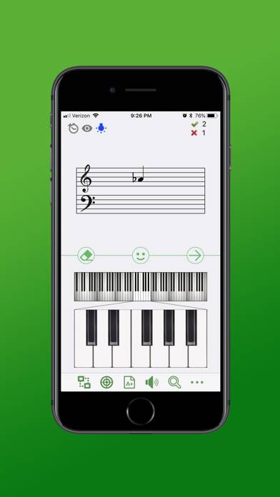 Music Note Trainer Capture d'écran de l'application #2