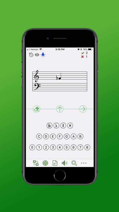 Music Note Trainer Captura de pantalla de la aplicación #3