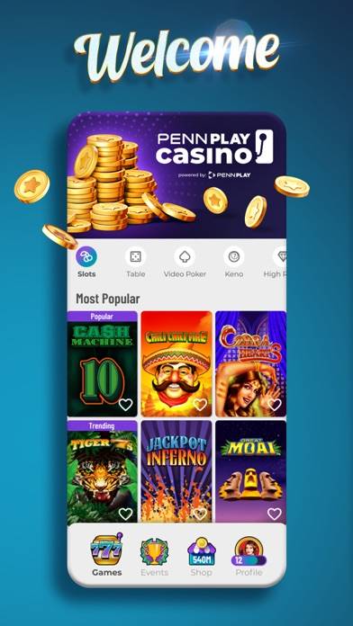 PENN Play Casino jackpot slots screenshot