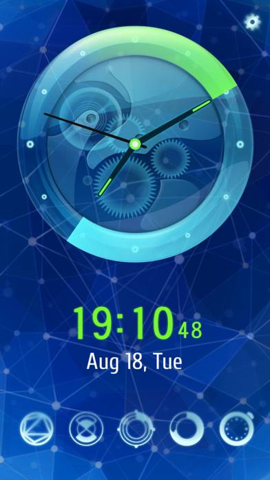 Cooler Timer App-Screenshot