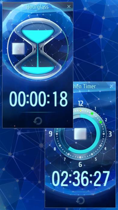 Cooler Timer App-Screenshot