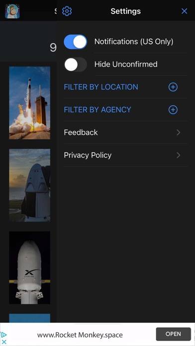 Space Launch Schedule App screenshot #3