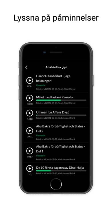 Muslimappen App skärmdump #3