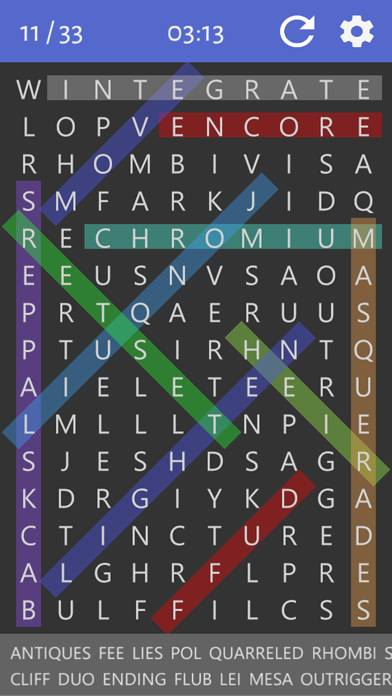 Word Search: Unlimited Puzzles Schermata dell'app #2