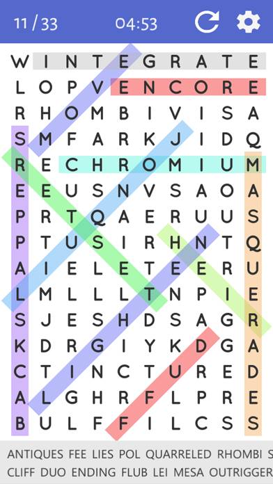 Word Search: Unlimited Puzzles Schermata dell'app #5