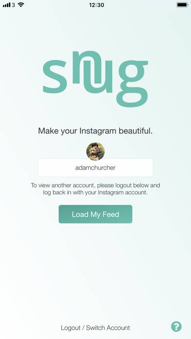 Snug for Instagram Скриншот приложения #1