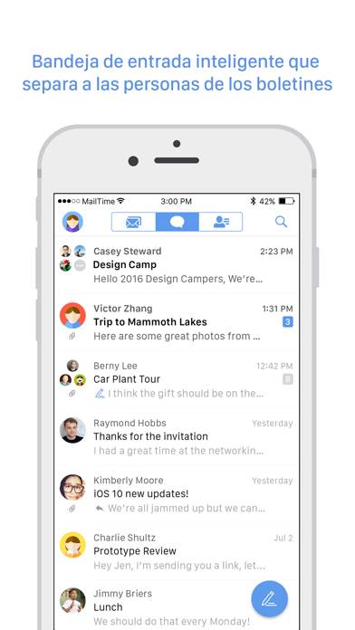 MailTime Pro Email Messenger Captura de pantalla de la aplicación #2