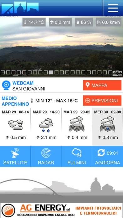Reggio Emilia Meteo Schermata dell'app #1