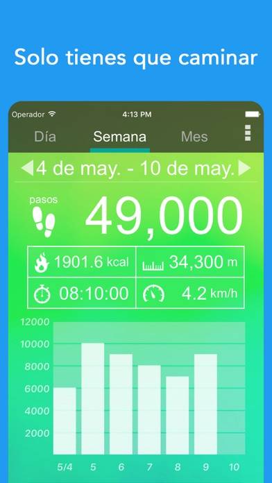 Podómetro : Contador de Pasos Captura de pantalla de la aplicación