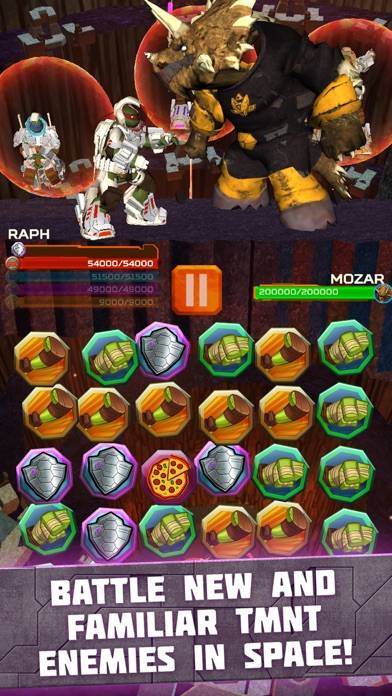 Teenage Mutant Ninja Turtles: Battle Match Game Captura de pantalla de la aplicación #2