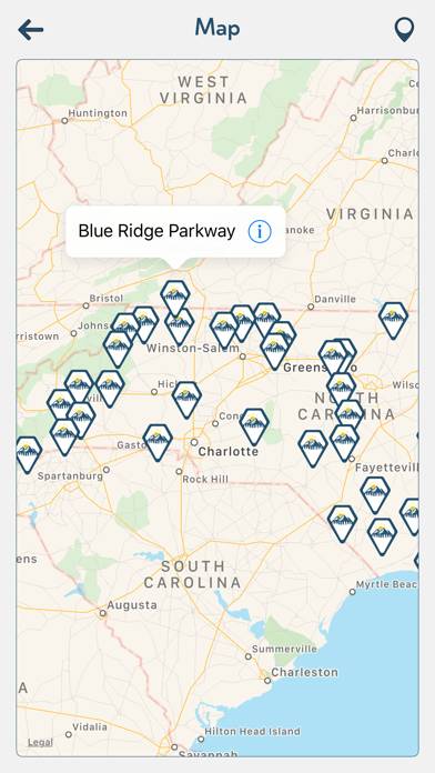 North Carolina State Parks USA App screenshot
