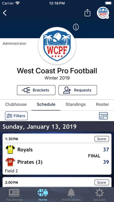 Zorts Sports App screenshot #3