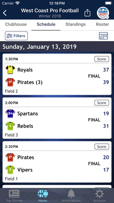 Zorts Sports App screenshot #4