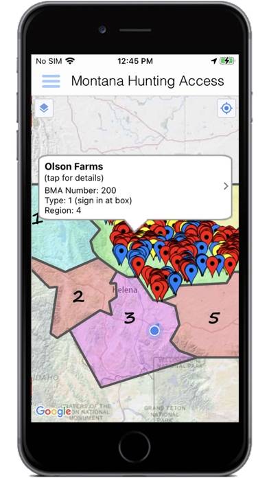 Montana Hunting Access 2024 App screenshot