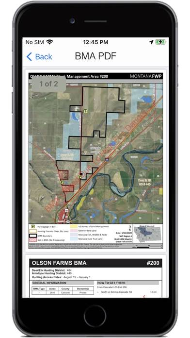 Montana Hunting Access 2024 App screenshot