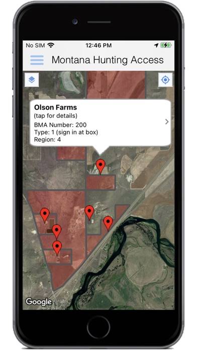 Montana Hunting Access 2024 App screenshot