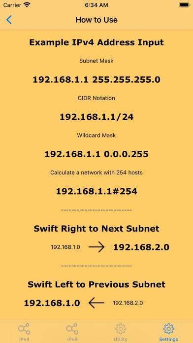 IP and Subnet Calculator Pro Capture d'écran de l'application #3