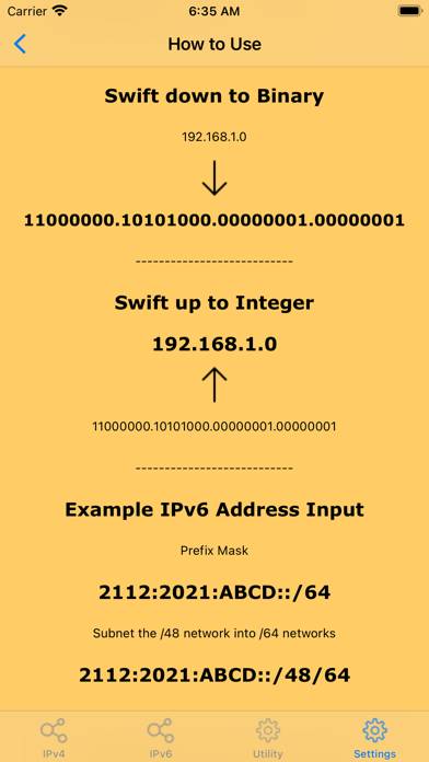 IP and Subnet Calculator Pro Capture d'écran de l'application #4