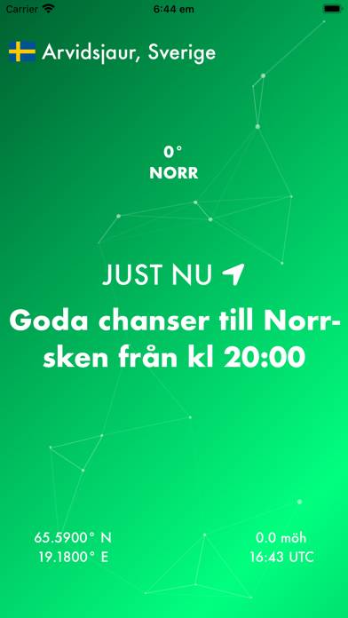 Norrsken App skärmdump #1