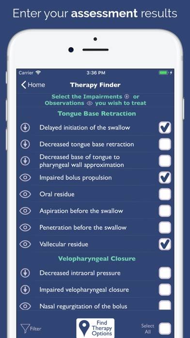 Dysphagia Therapy App-Screenshot #2