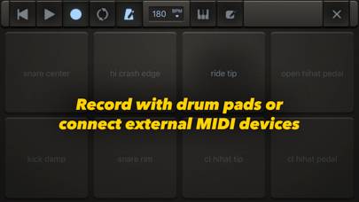 Drum Session Schermata dell'app