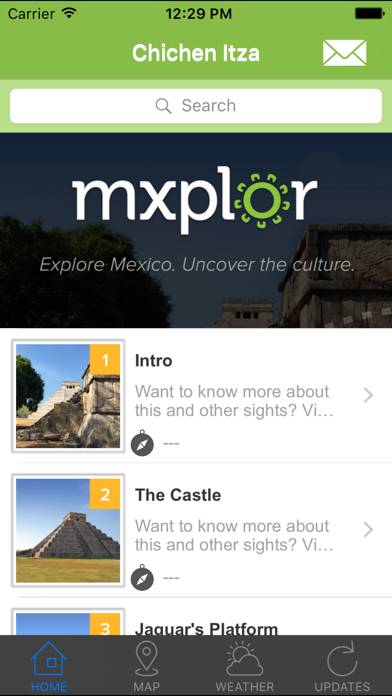 Mxplor Chichen Itza Audio Tour App screenshot #1