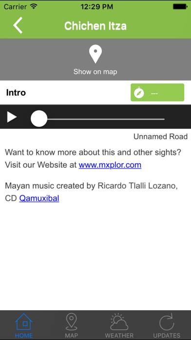 Mxplor Chichen Itza Audio Tour App-Screenshot #2