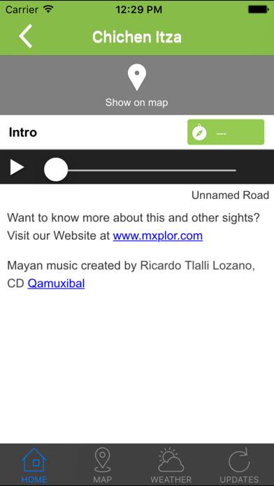 Mxplor Chichen Itza Audio Tour Capture d'écran de l'application